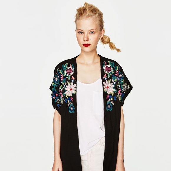 trf outerwear kimono